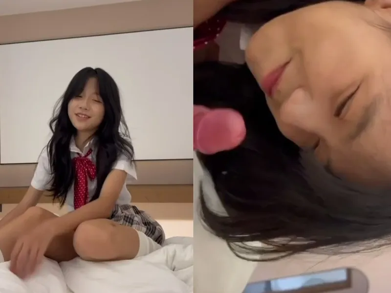 Em loli dễ thương liếm cặc biến em thành con em đào dam dang p1